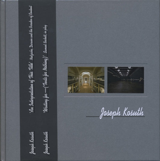 Joseph Kosuth 2-volume book set