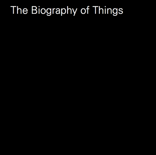 The Biography of Things catalogue
